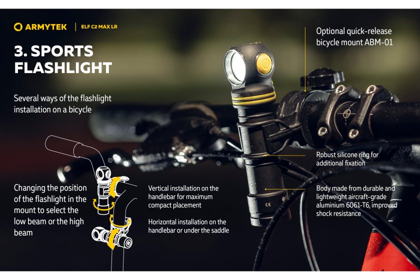 Multifunkční svítilna Armytek Elf C2 MAX LR USB-C bíle světlo 11.jpg