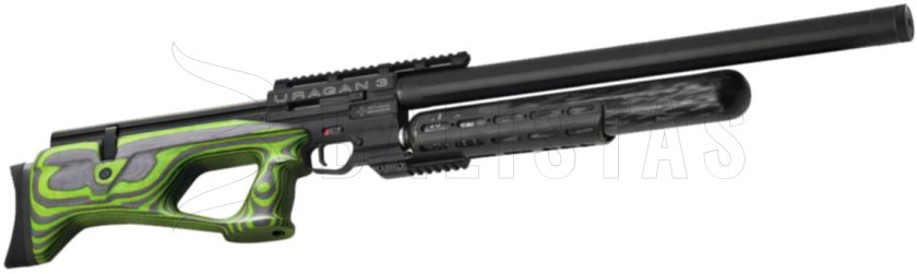 Pažba Airgun Technology Uragan 3 Green Lamino 2.jpg