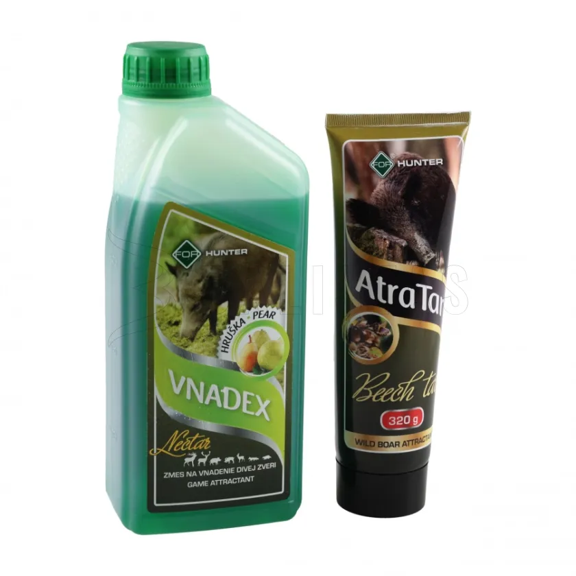 Attractant Vnadex Nectar 1kg Sweet Pear + 320g Beech Tar AtraTar