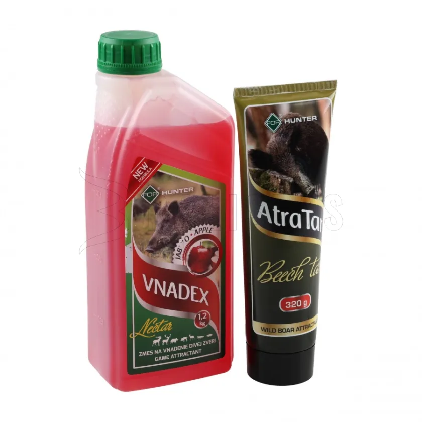 Attractant Vnadex Nectar 1.2kg Apple + 320g AtraTar Beech Tar