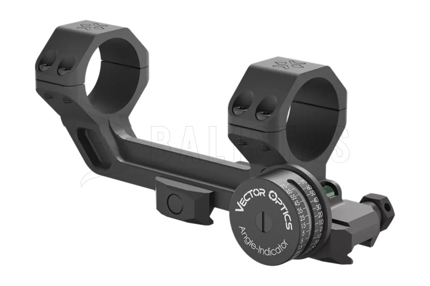 One-piece Vector Optics 22mm/30mm Cantilever mount with spirit level 2
