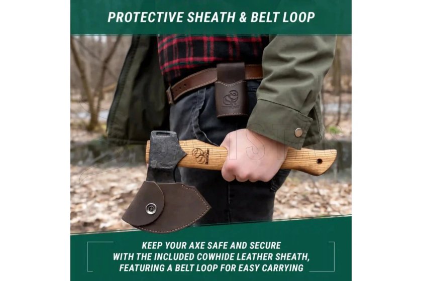 BeaverCraft Bushcraft Splitting Axe AX3 4