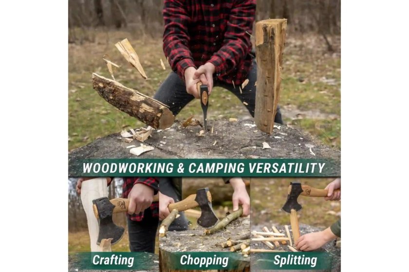 BeaverCraft Bushcraft Splitting Axe AX3 3