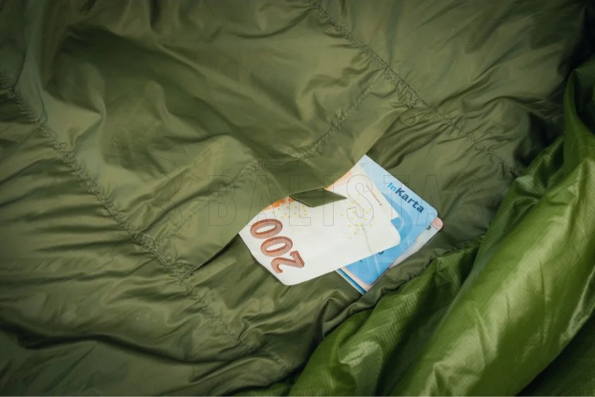 Sleeping Bag Pinguin Lava 350 175cm Green Left 9