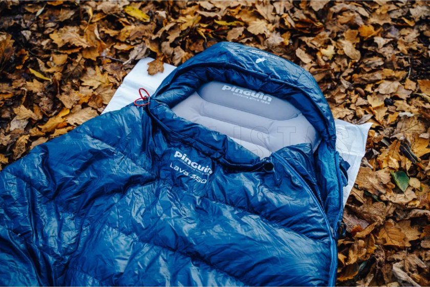 Sleeping Bag Pinguin Lava 350 175cm Green Left 10