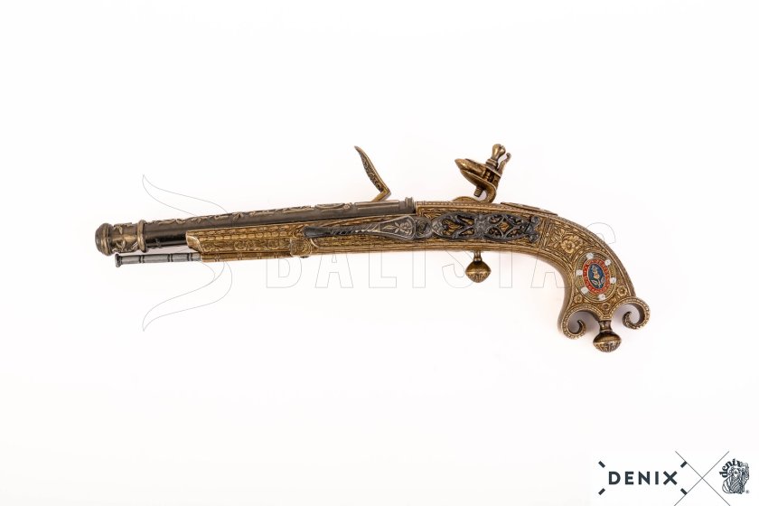 Flintlock Pistol Replica, Scotland 1760 2