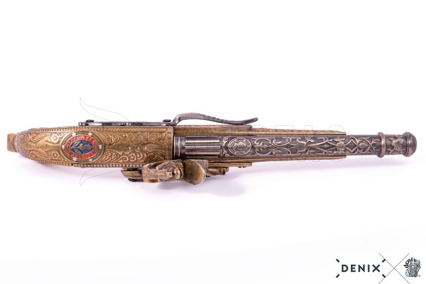Flintlock Pistol Replica, Scotland 1760 5