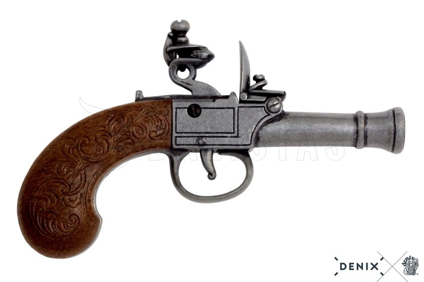 Replica Pocket Pistol Bunney, England 18th Century 2