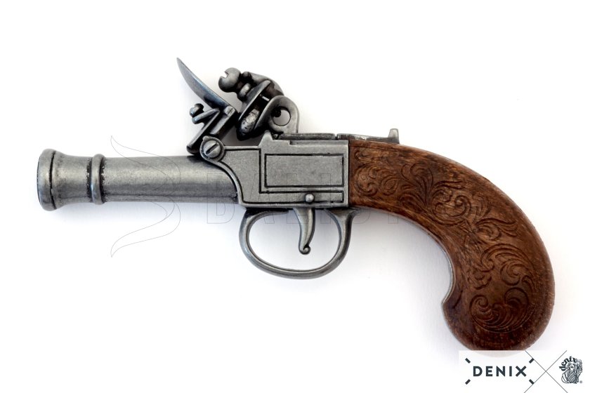 Replica Pocket Pistol Bunney, England 18th Century 3