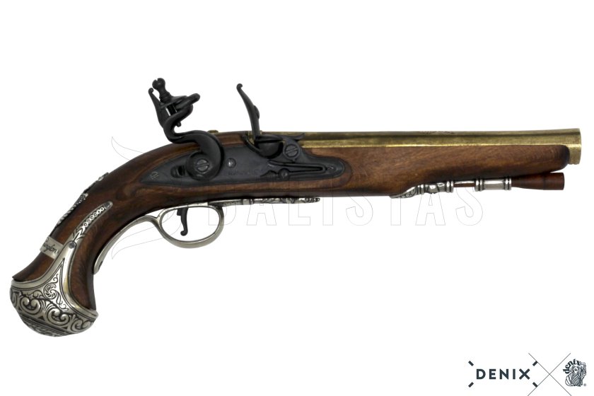 Replica Flintlock Pistol of General George Washington, England, 18th Century