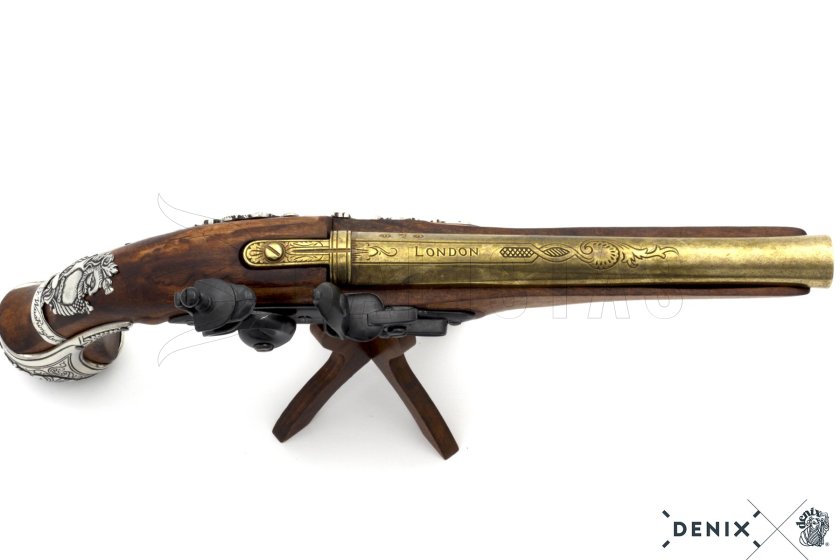 Replica Flintlock Pistol of General George Washington, England, 18th Century 18