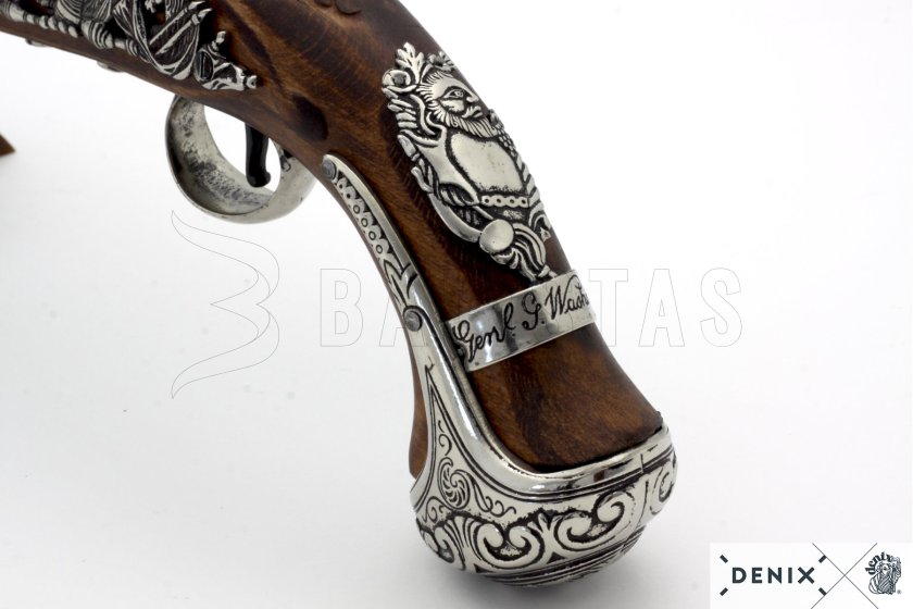 Replica Flintlock Pistol of General George Washington, England, 18th Century 9
