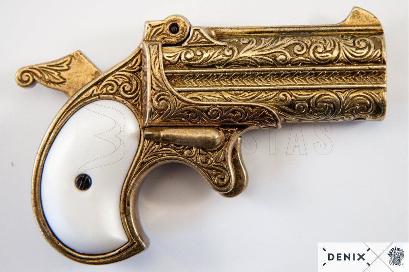 Double-Barreled Derringer Replica, USA 1866 2