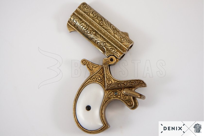 Double-Barreled Derringer Replica, USA 1866 5