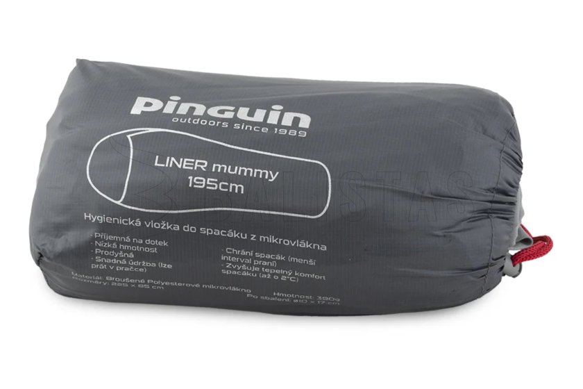 Sleeping Bag Liner Pinguin Liner Mummy 175cm 5