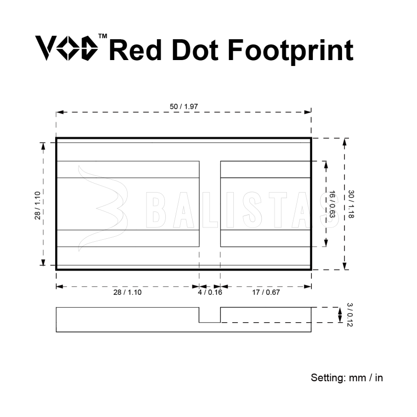 Vector Optics VOD LOW adapter 12