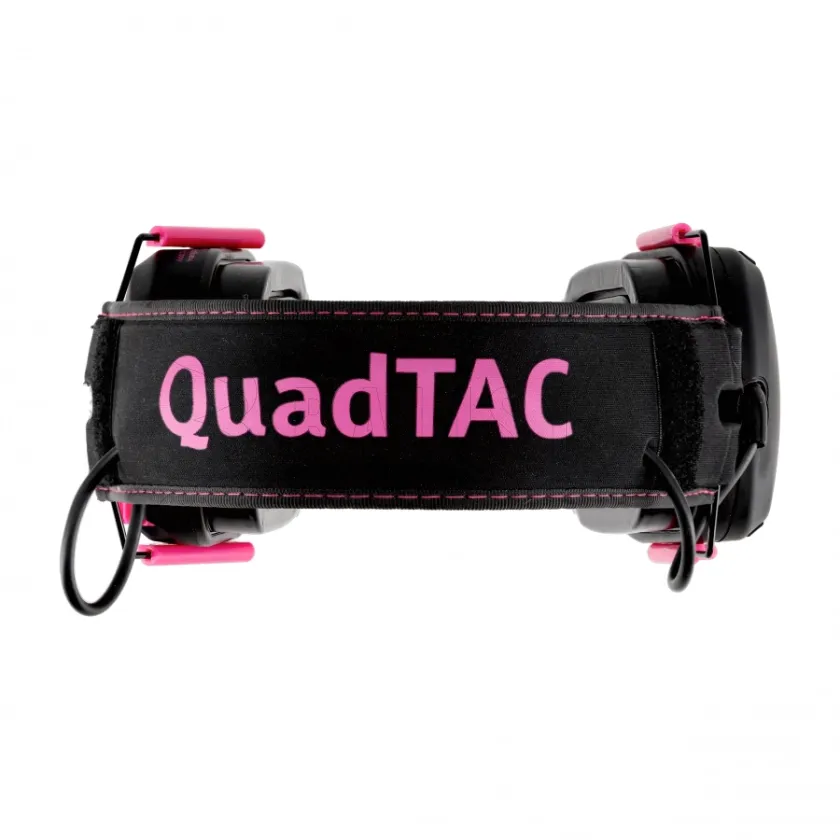 Electronic Shooting Ear Defenders RealHunter Active ProSHOT QuadTAC Devil Pink 7