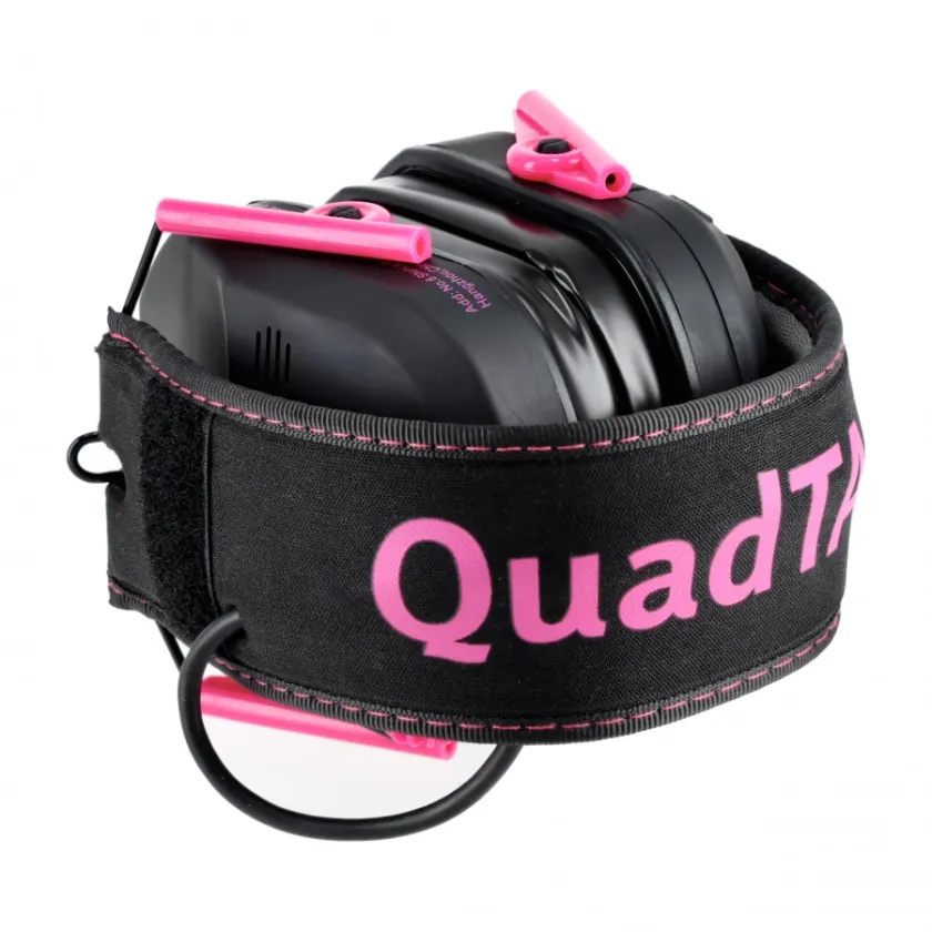 Electronic Shooting Ear Defenders RealHunter Active ProSHOT QuadTAC Devil Pink 6