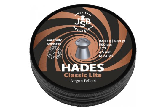 Pellets JSB Hades Classic Lite .177/4.5mm 500pcs