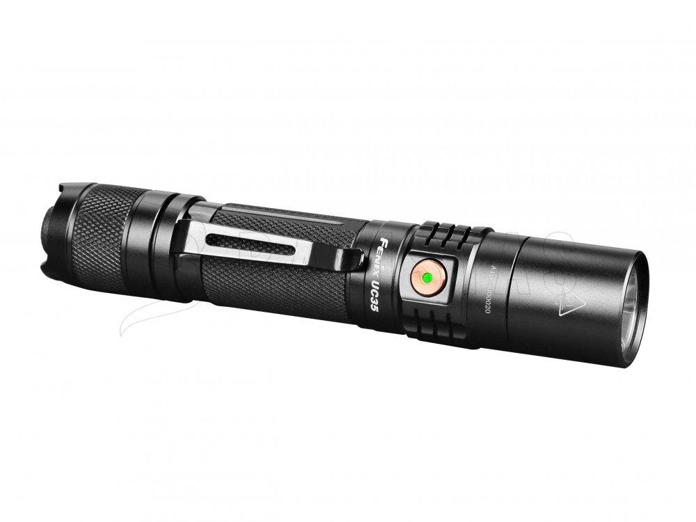 Fenix UC35 V2.0 Tactical 1000LM CREE LED Flashlight USB Charging 3500mAh Battery 