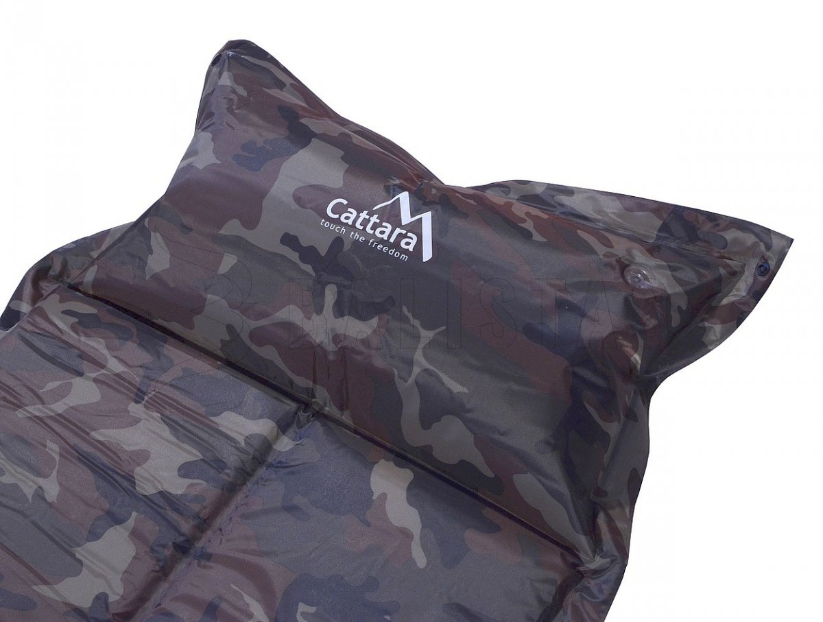 Self-inflating car mattress Cattara Navy 2,5cm with cushion