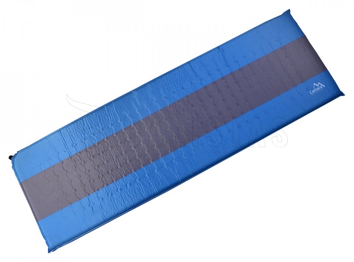 Self-inflating mattress Cattara 5cm blue-grey