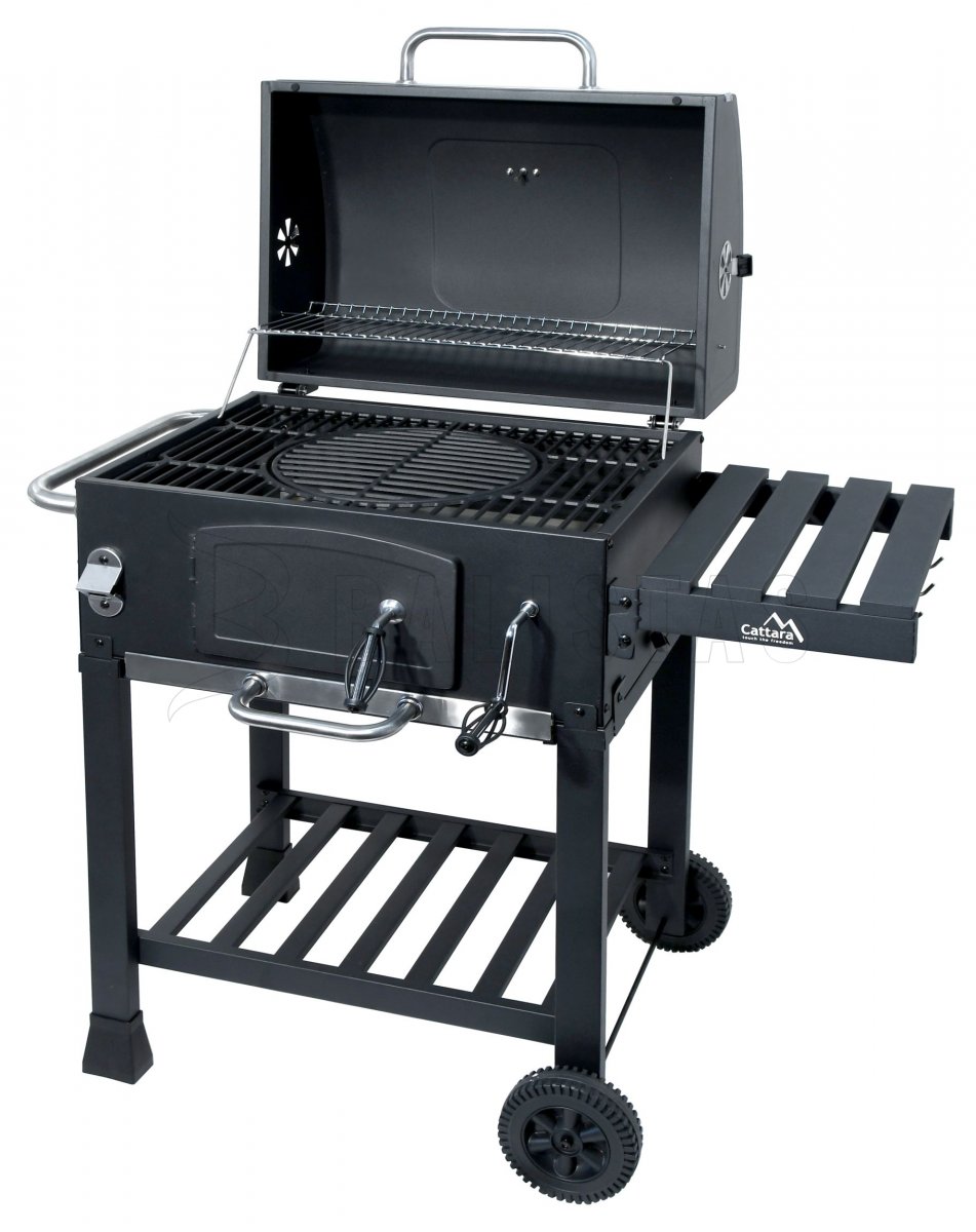 Royal charcoal grill with cast iron grate