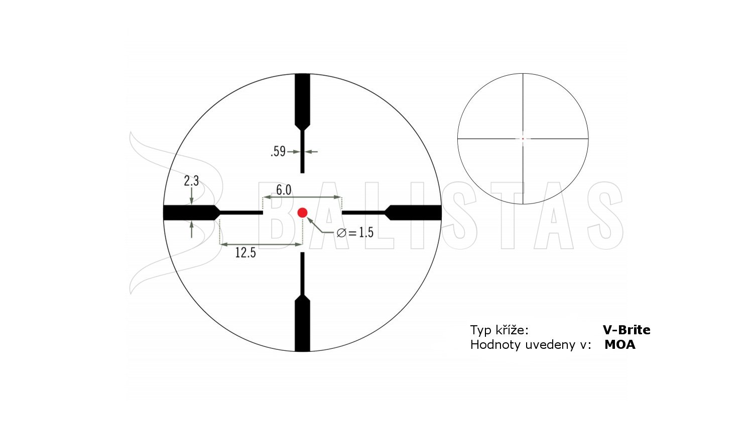 Vortex Crossfire II 3-12x56 AO Hog Hunter Riflescope – V-Brite Reticle, 30mm Tube, CF2-31049