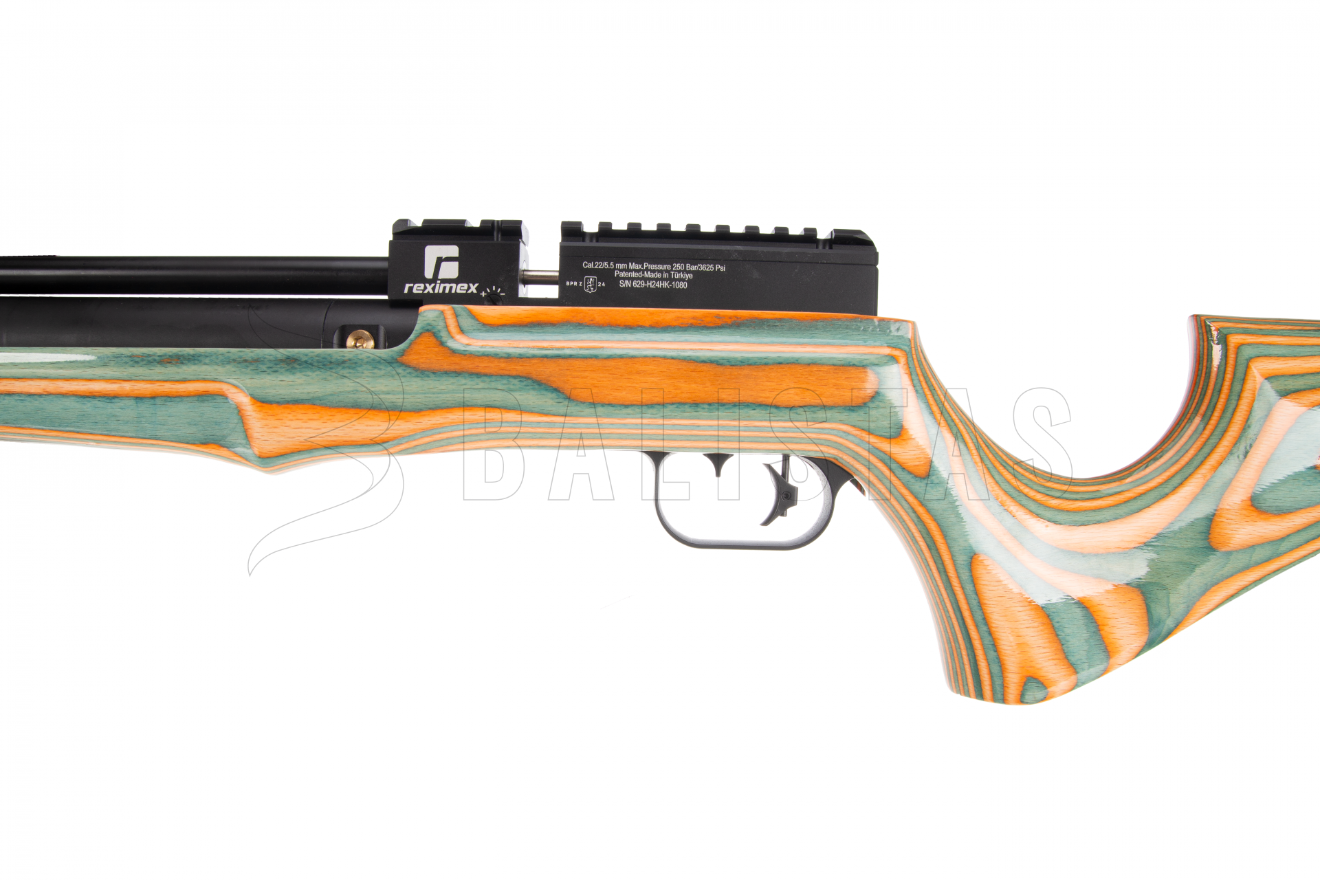 Reximex Lyra orange/green lamino 5,5mm | Balistas.com