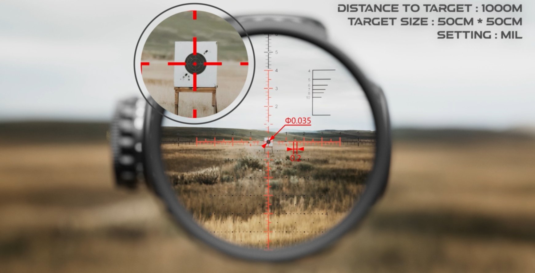 Riflescope Vector Optics Continental x6 6-36X56 FFP text 1