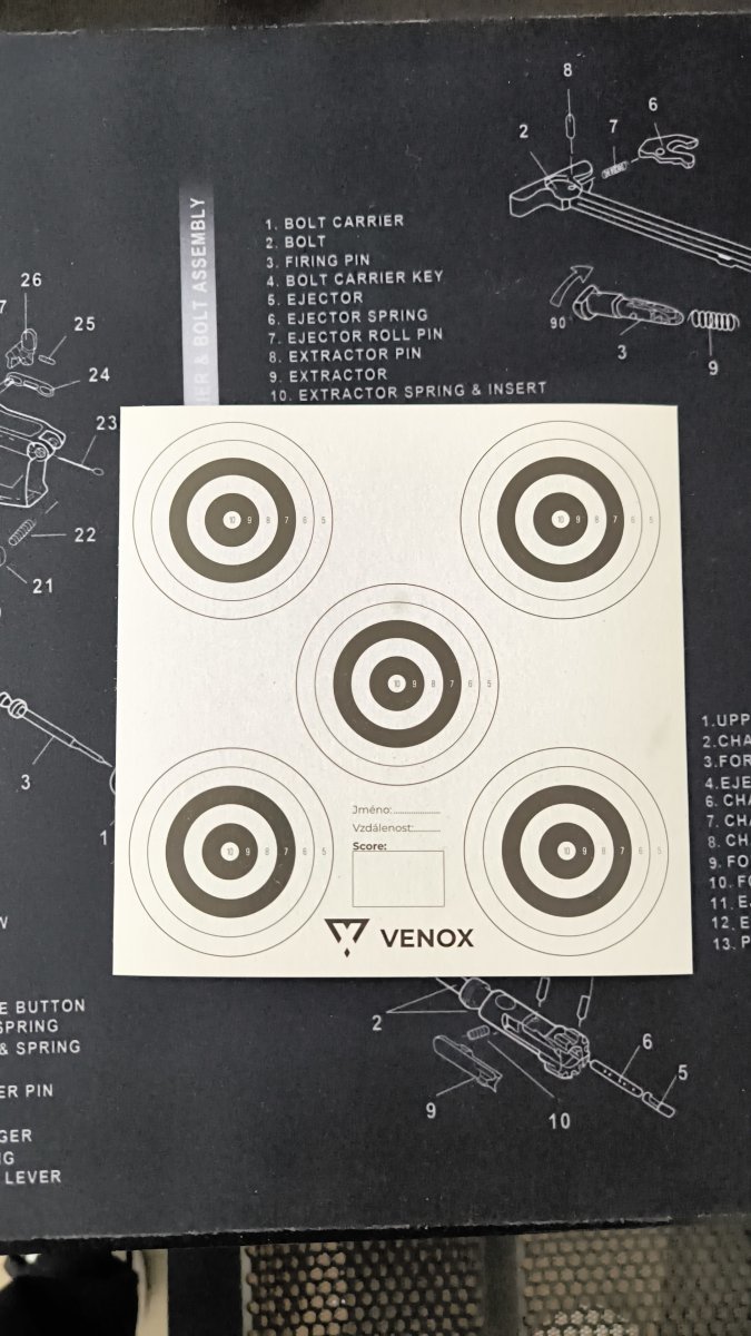 Review: Venox 5 Small Targets 14x14 Paper Target 100pcs | Balistas.com