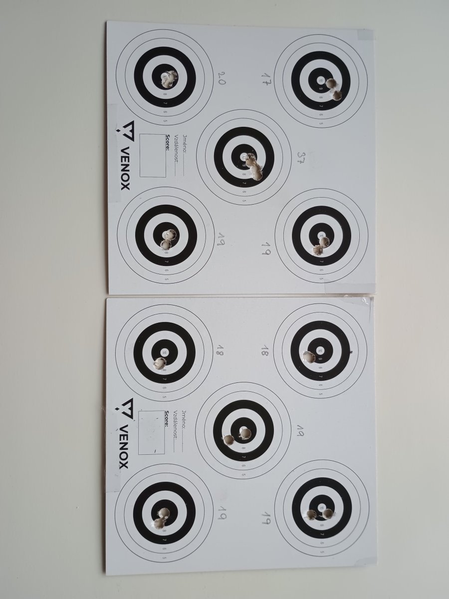 Venox 5 Small Targets 14x14 Paper Target 100pcs | Balistas.com