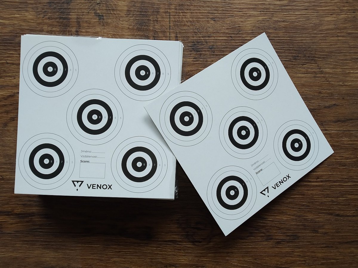 Review: Venox 5 Small Targets 14x14 Paper Target 100pcs | Balistas.com